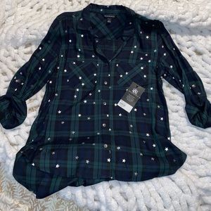 Plaid top